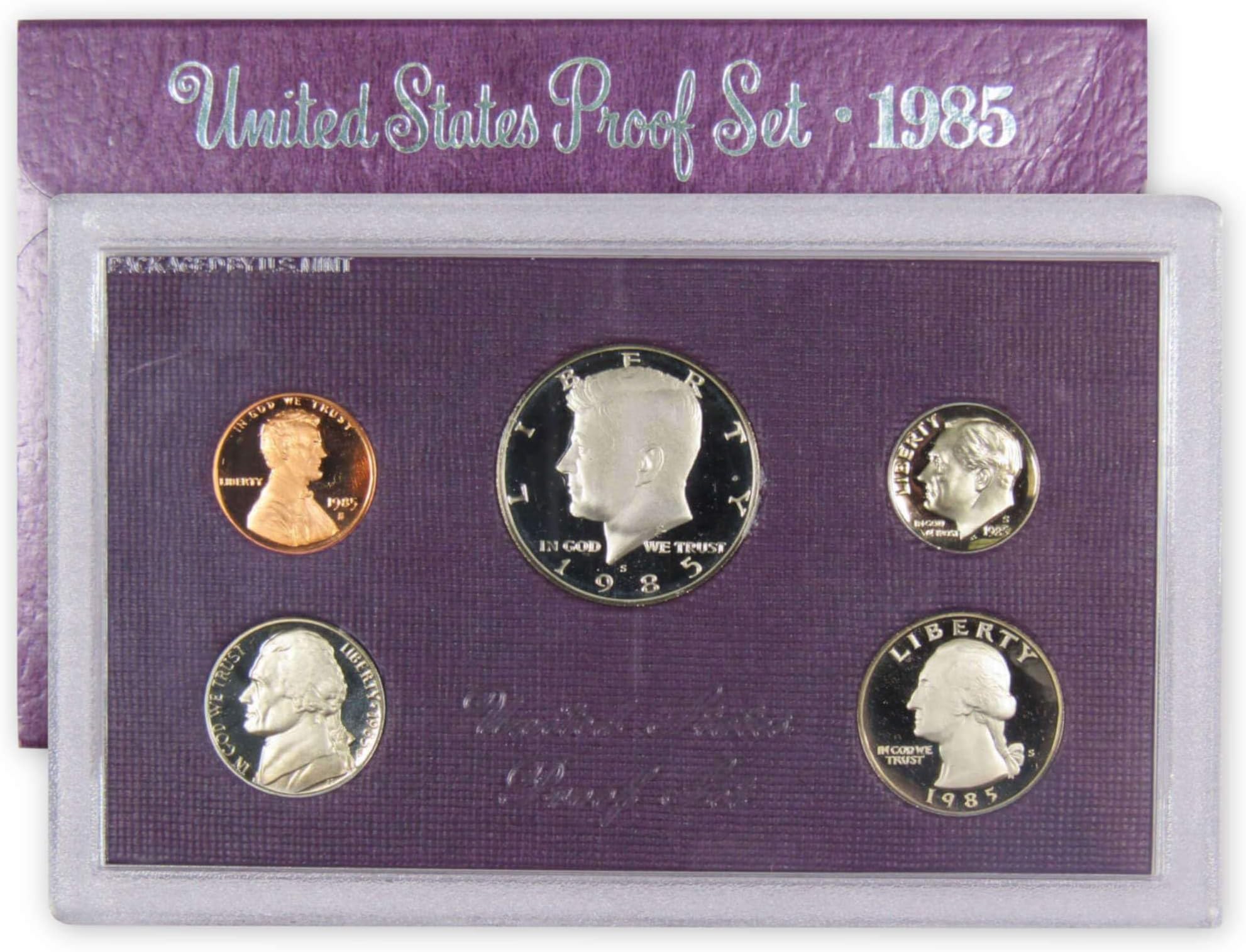 1985 Clad Proof Set U.S. Mint Original Government Packaging OGP