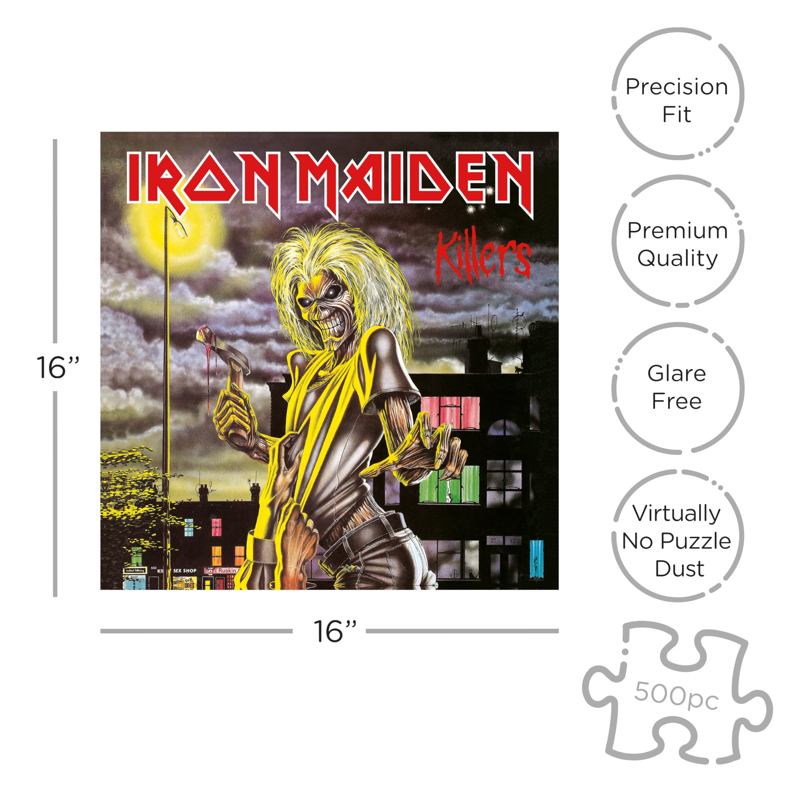 Amazon.com: RockSaws - Iron Maiden Killers (500 Piece Jigsaw