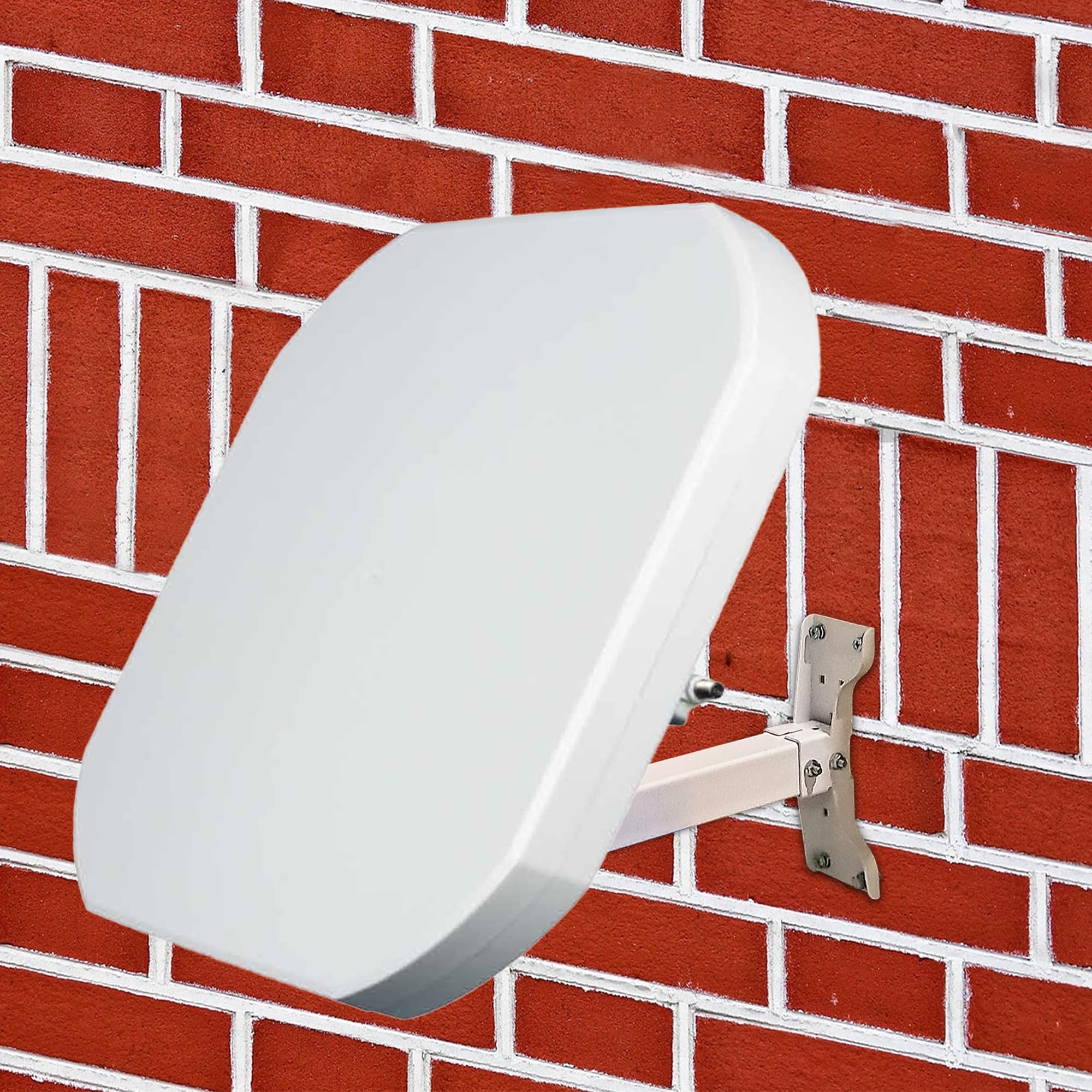 Flache Satellitenschüssel Optimal für Astra 1 (19.2 E) wetterfest Satellitenantenne Two Ports