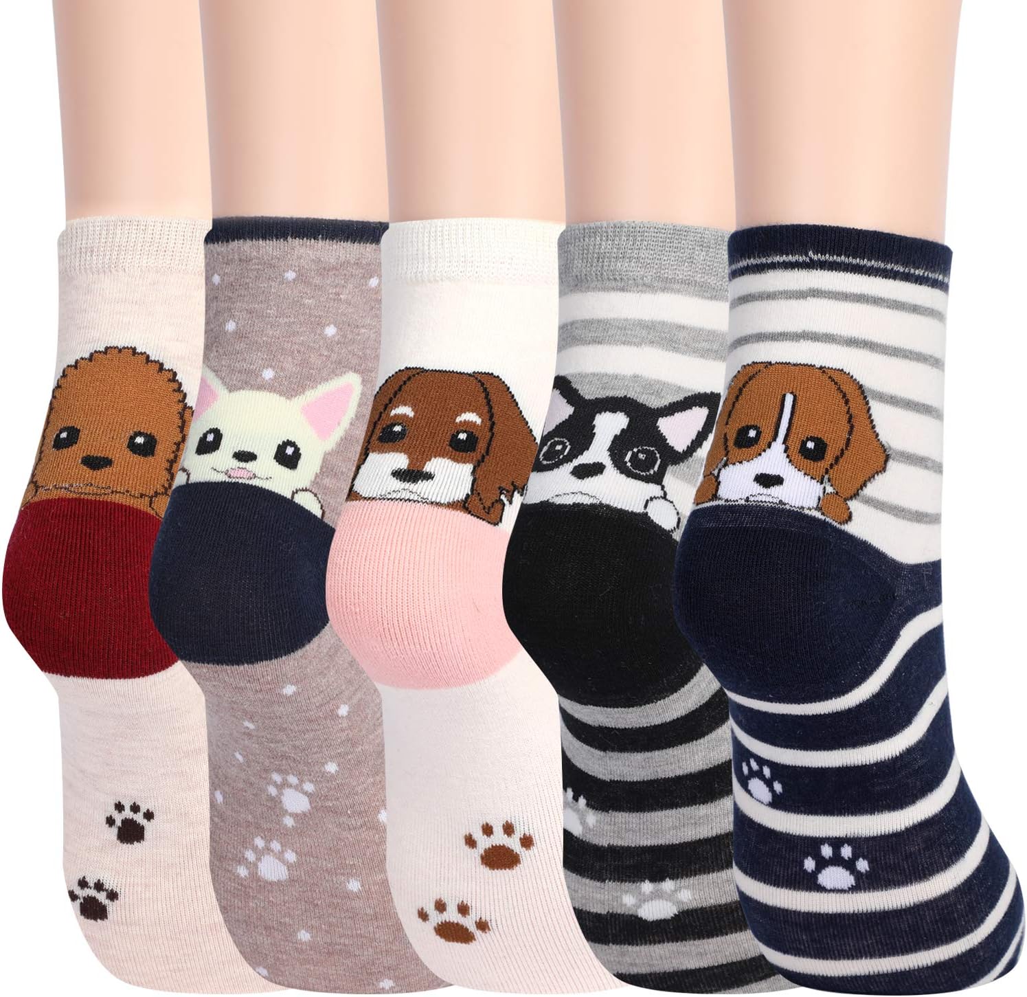 Women's Cat Socks Cat Gifts Cute Animal Socks Dog Owl Gifts for Women