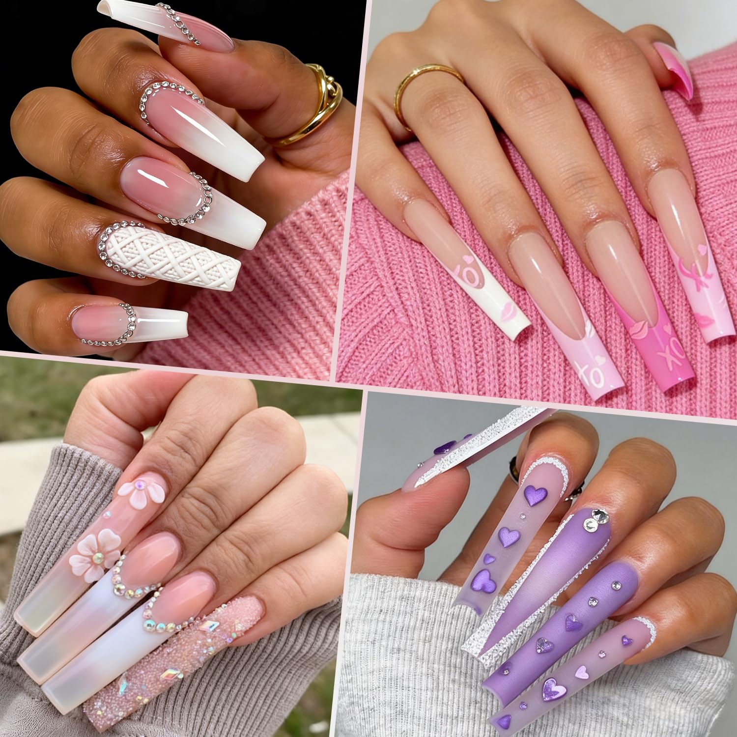 Ranrose Nail Tips - 600 Clear XL Tips -2 Ranrose Nail Tips - 600 Clear XL Tips -2