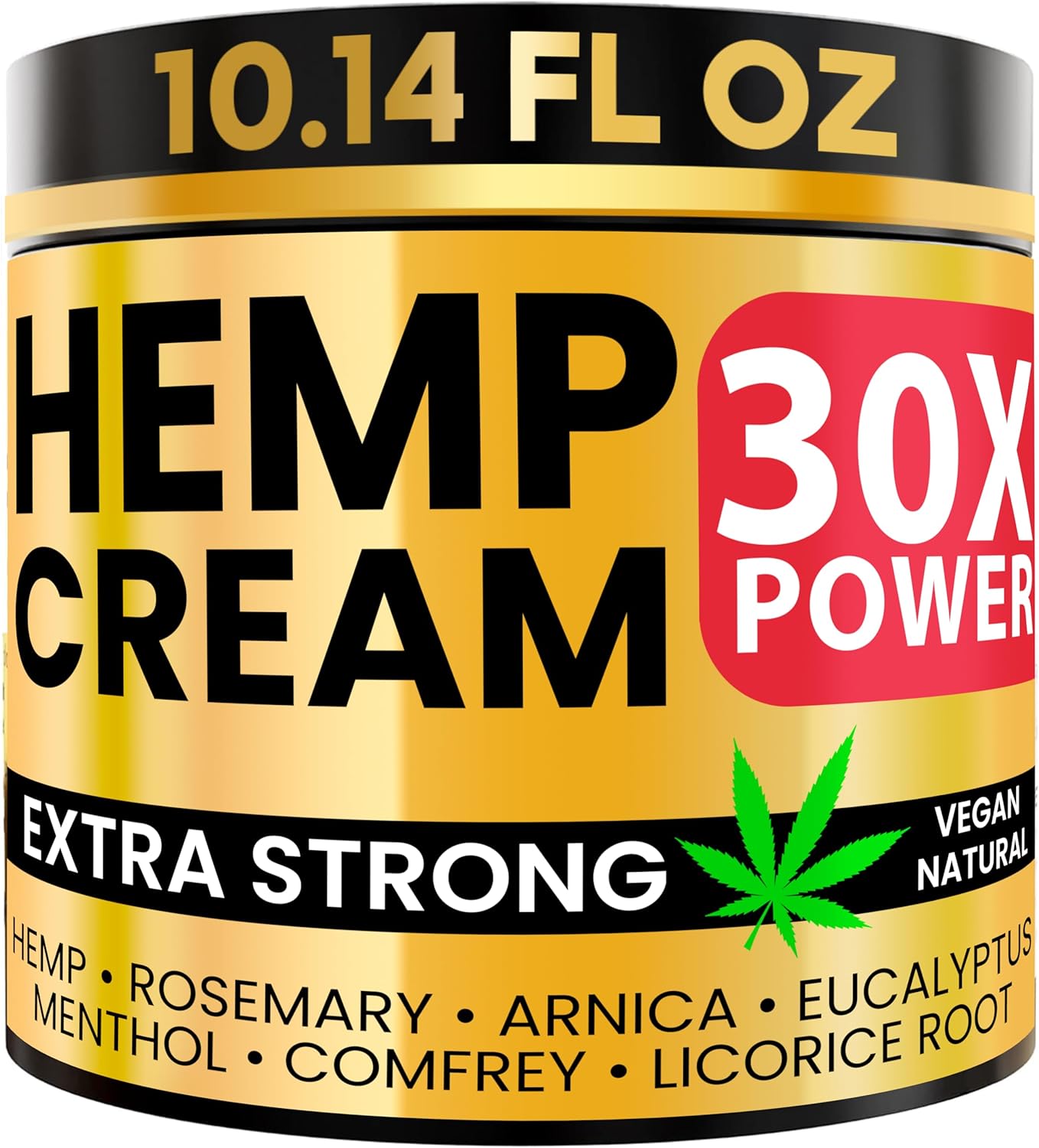 nnb Rlf Hemp Cream Maximum Strength 10.14 FL. OZ  Relieve Muscles, Joints, and Back Target Area  10-in-1 Potent Formula | Gel Infused with Hemp Oil, Arnica, Menthol, Rosemary, Calendula