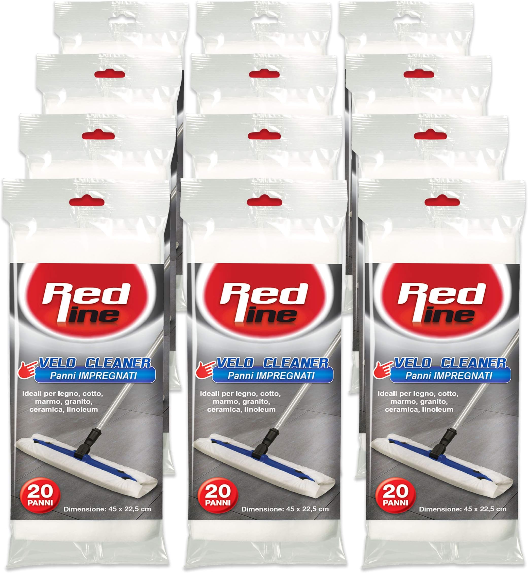 IPPA Floor Cloths, White, XXL, 240 units