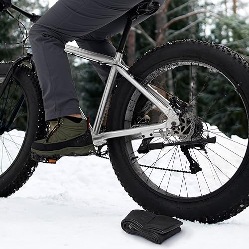 Miniatura 4 de VeloTubes Premium FAT - Tubo interior para bicicleta, 26 x 4.0 roscado, válvula Schrader de 1.299 in, paquete de 2 o 4 unidades