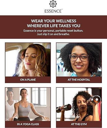 Vista 25 de Essence - Difusor nasal de aromaterapia portátil, anillo de nariz de aceite esencial de limón, inhalador de silicona para apoyo al estrés