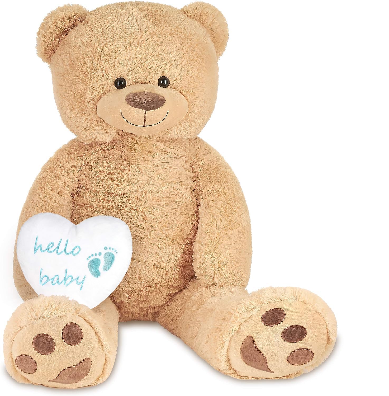 BRUBAKER Peluche Géante XXL Ours Nounours 150 Cm Beige Ultra Douce & Mignonne 42