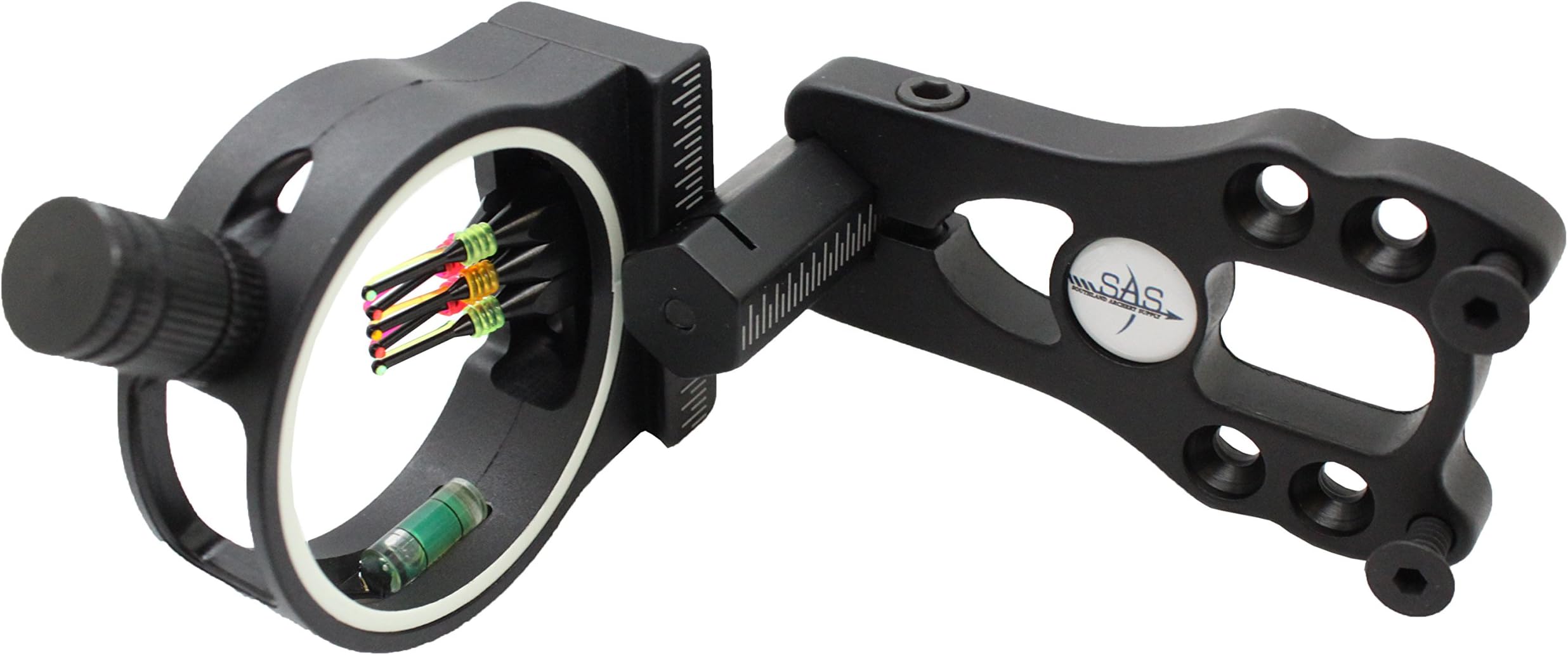 Southland Archery Supply SAS 5-Pin .029 Fiber Optics Bow Sight with LED Sight Light