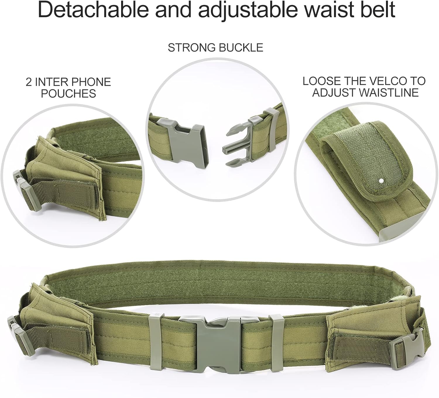 Lixada Tactical Vests Multi-Functional Breathable Vest Outdoor Quick Disassembly CS Field Protections Vest Training Equipment