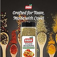 Vista 4 de Badia Condimento italiano, mezcla mediterránea, 5 onzas Mezcla clásica de hierbas para pasta, salsas, pizza y verduras asadas