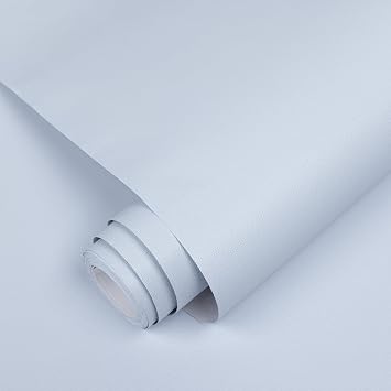 Light Blue Peel Stick Wallpaper Self-Adhesive Contact Paper Tear Resistant