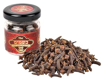 Ner Mitzvah Havdalah Spice Besamim, Bsomim Whole Cloves - Crafted in Europe