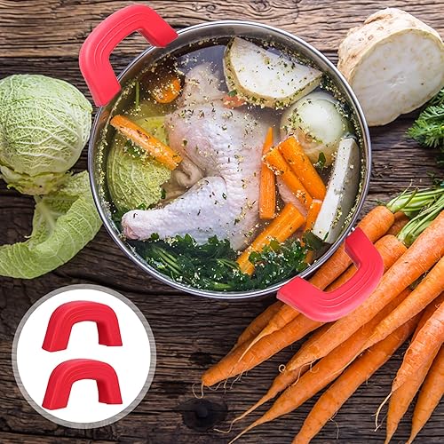 Miniatura 5 de Assist Pan Handle Holder Silicone: Hot Skillet Handle Covers Pot Holder Sleeve Cast Iron Skillets para planchas esmaltadas Cacerola Sartenes