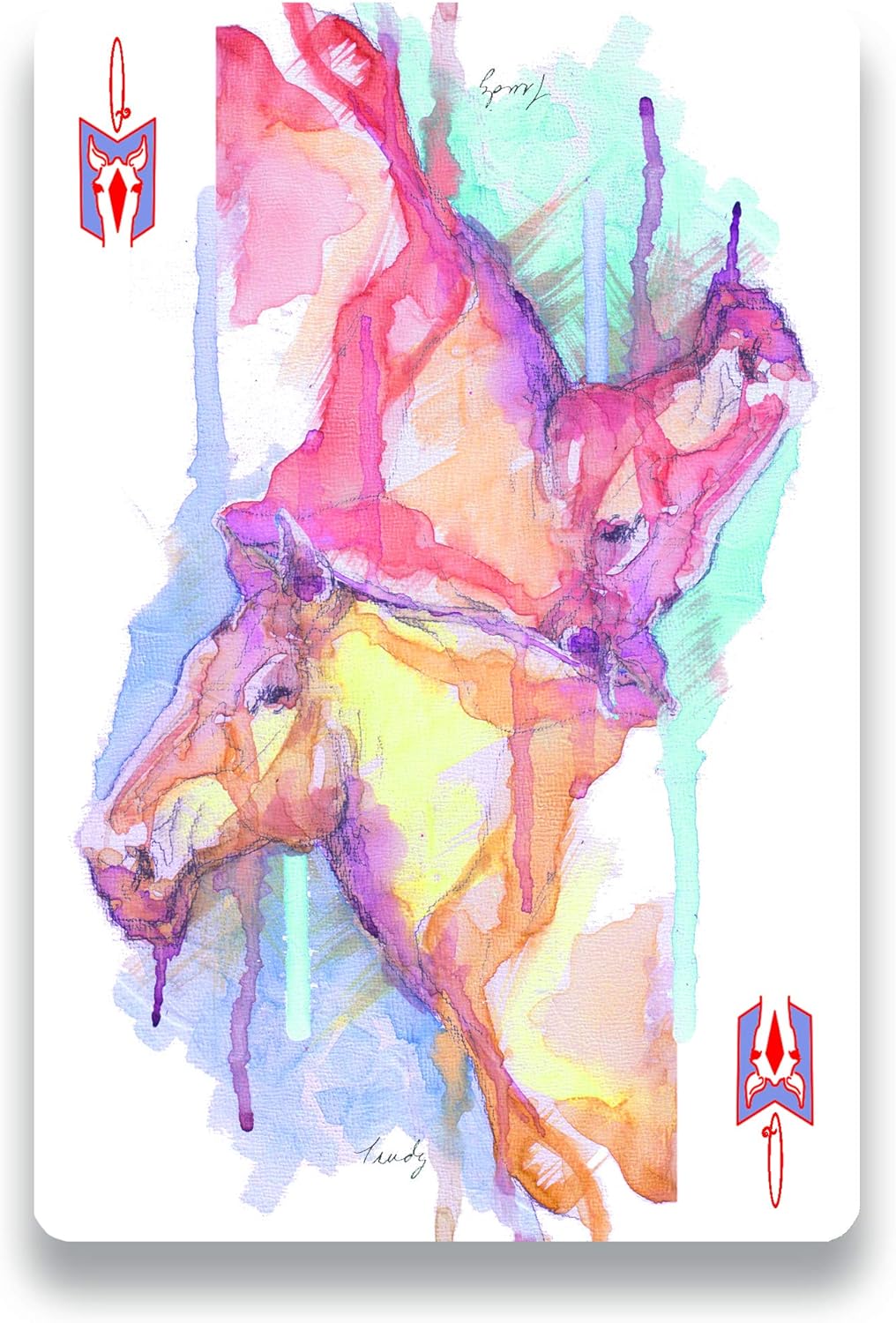 Horse Equestrian Equine Playing Cards