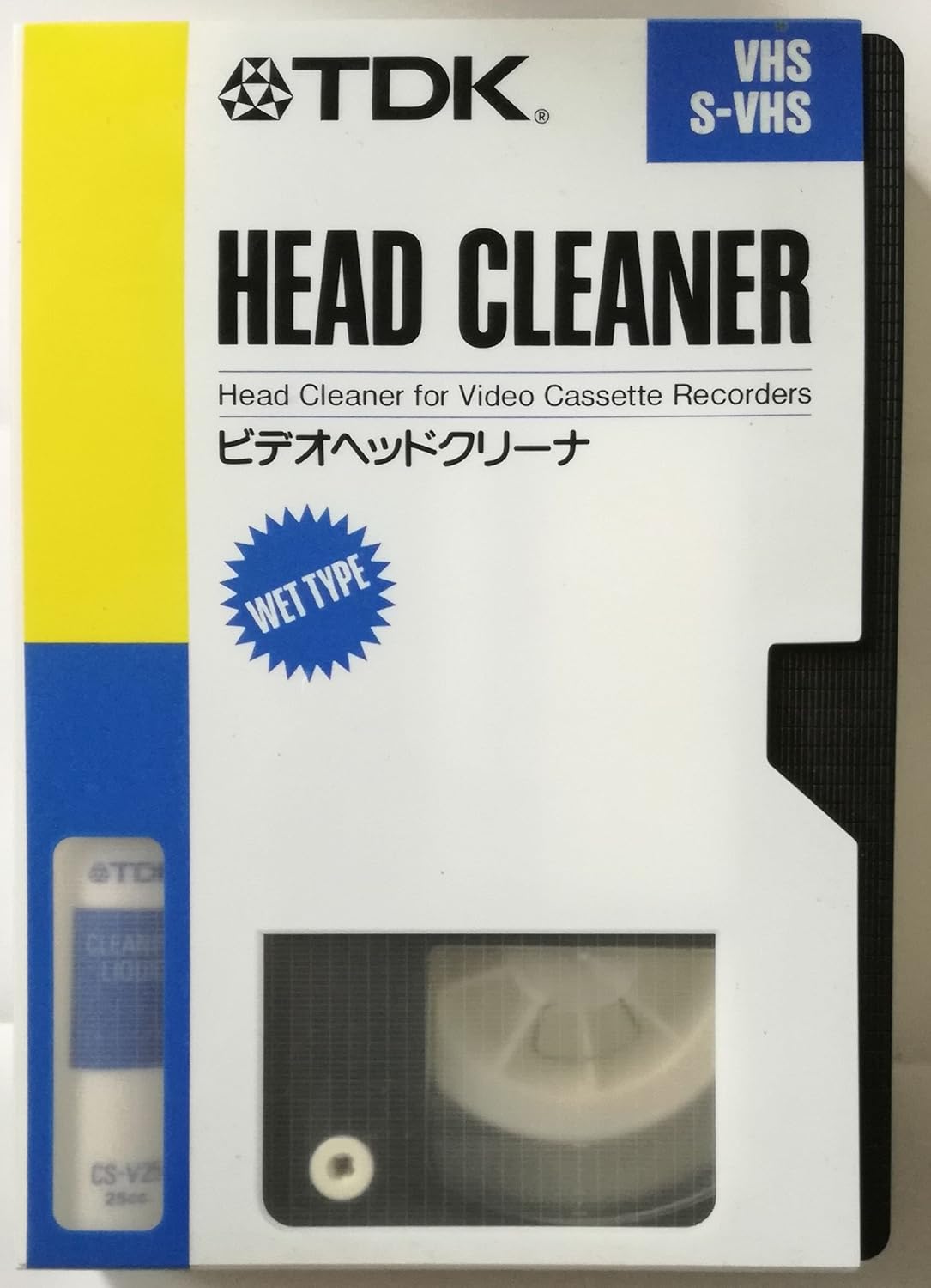 Amazon TDK VHS/SVHS ビデオヘッドクリーナー 湿式 ビデオヘッドクリーナー TCW11 TDK VHS