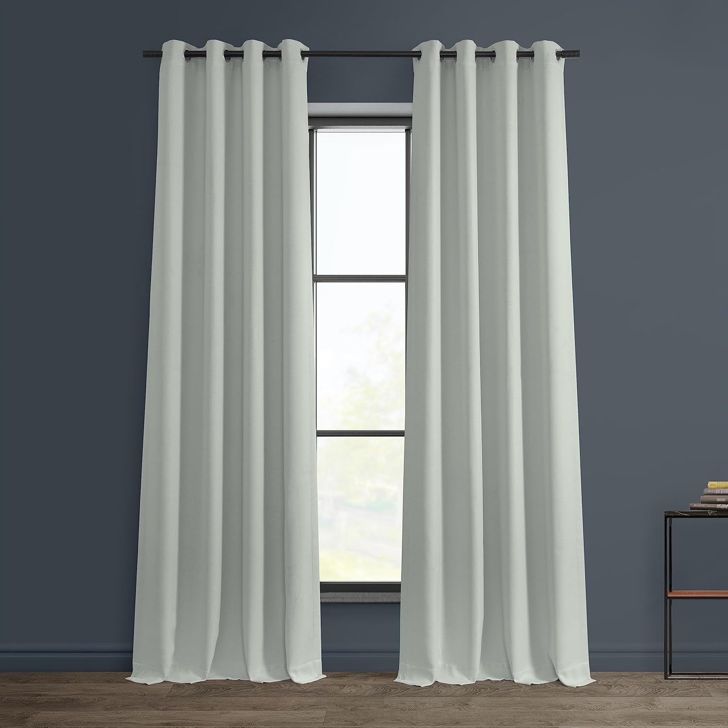 HPD Half Price Drapes BOCHLN185GR Grommet Room Darkening