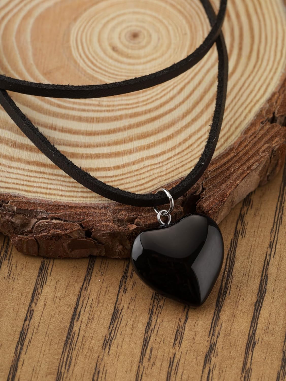 Sacina Layered Black Heart Choker Necklace, Heart Necklace for Women, Black Choker, Gothic Necklace, Y2k Necklaces, Valentine Gift, Christmas Jewelry Gift For Women - Image 6