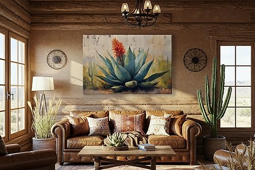 Miniatura 7 de Impresiones en lienzo de Arizona de pequeño a extra grande, paisajes del desierto de Sonora, comedor, dormitorio, baño, sala de estar, arte de pared