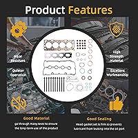 Vista 5 de Juego de juntas de culata del motor con pernos de culata compatible con Chevy Cruze Sonic (2011-2017) compatible con Cruze Limited (2016) 1.8L L4