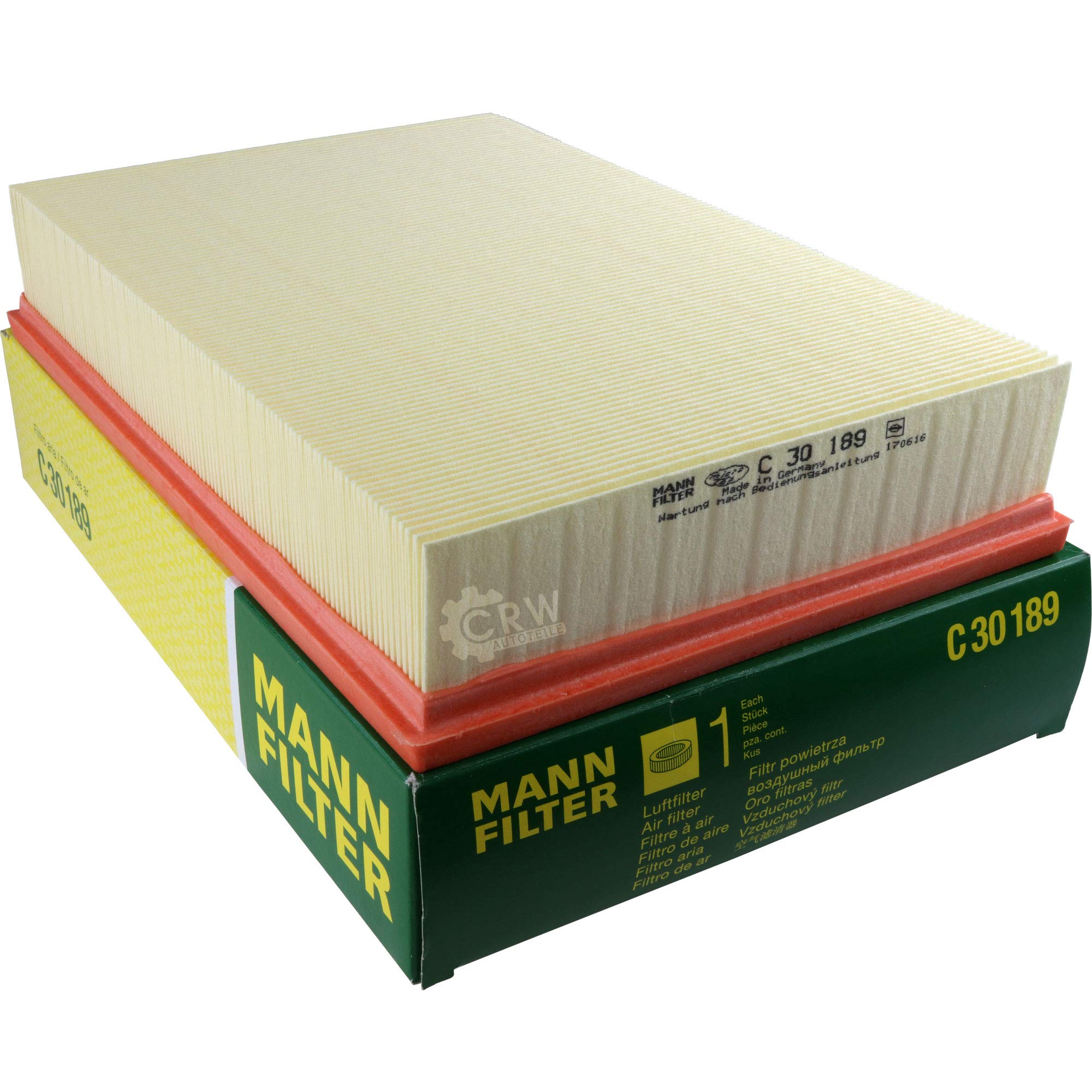 Paquete de inspección Kit de mantenimiento de filtros con filtro de aceite HU 819 x, filtro de aire C 30 189, filtro de combustible WK 822/2, filtro de habitáculo CU 2855, tornillo de cierre