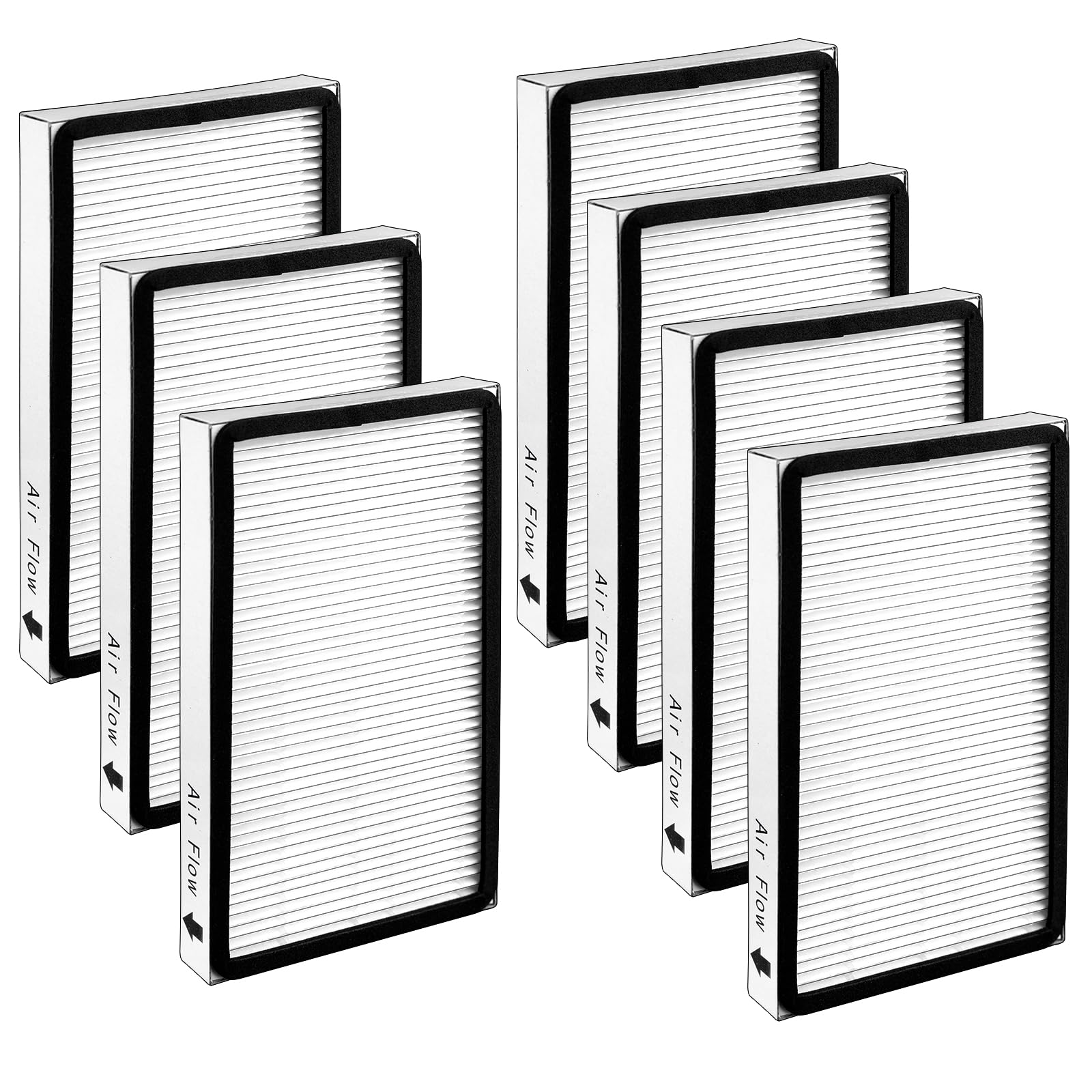 7 Pack HEPA Filter Replacement For Kenmore EF-1 & Panasonic Vacuums - Compatible With Part #86889, 53295