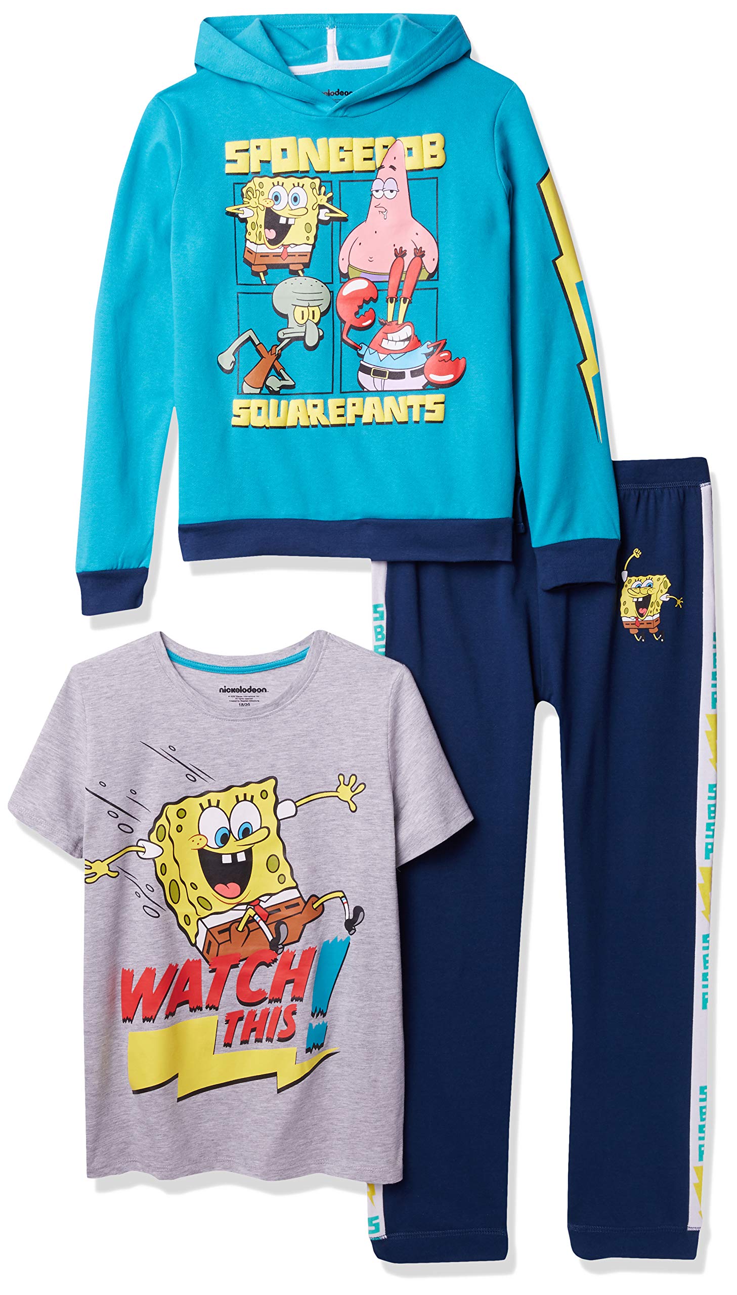 Nickelodeon boys Spongebob Squarepants Graphic Hoodie