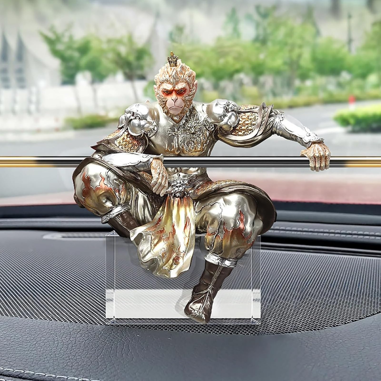 Amazon.co.jp: 工芸品 アート置物 - 悟空フィギュア像、ブラック神話の