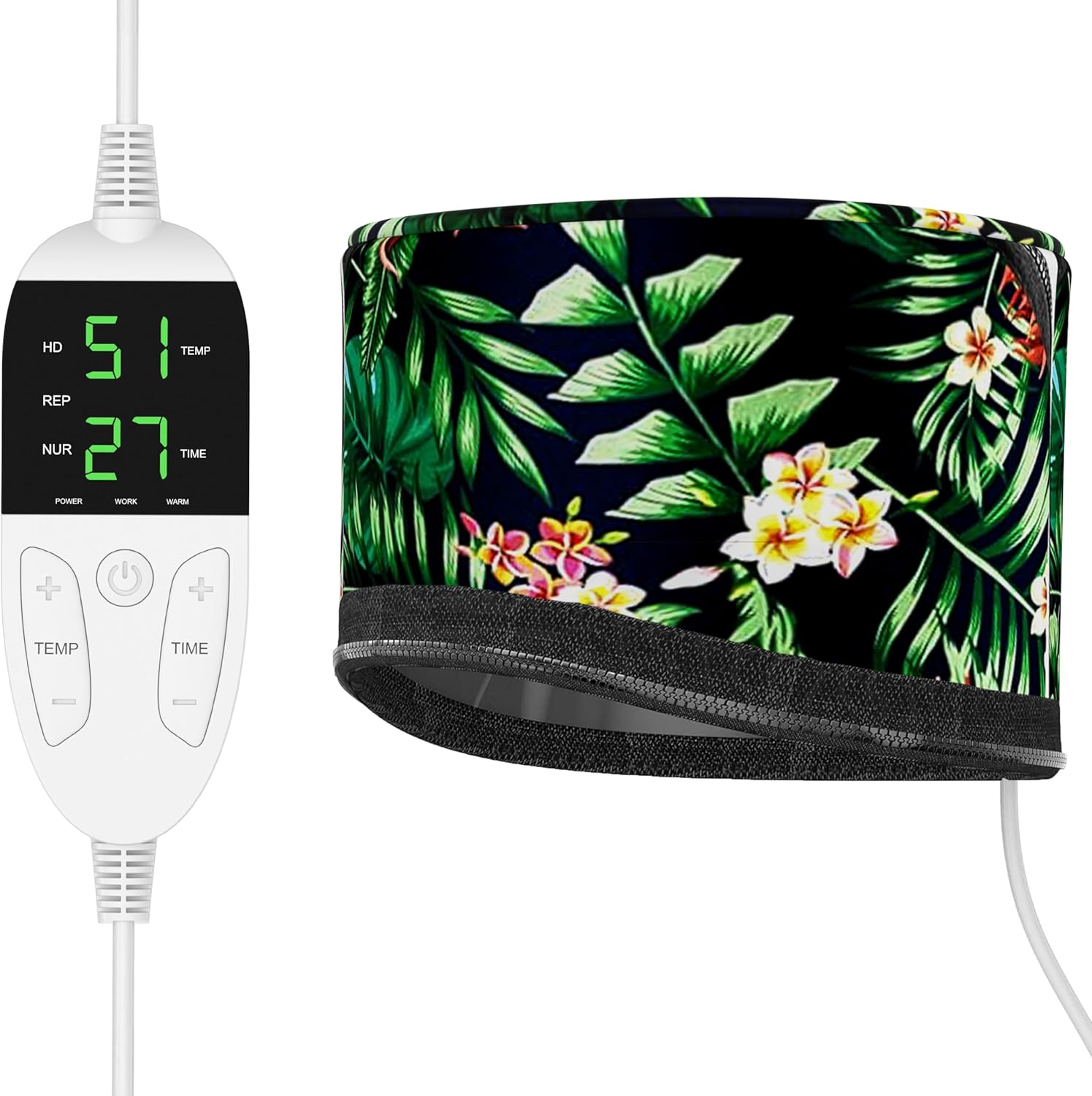 casque chauffant cheveux avec écran LCD avec Contrôle de Température et Minuteur, casque vapeur