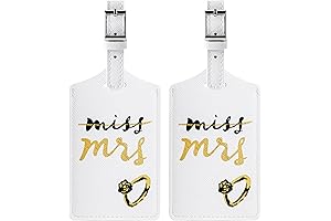 Artisan Crafted Bridal Luggage Tags for Lasting Memories