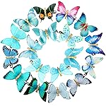 Boao 18 Pieces Glitter Butterfly Hair Clips for Girls Teens Women Hair Accessories (Exotic Style)