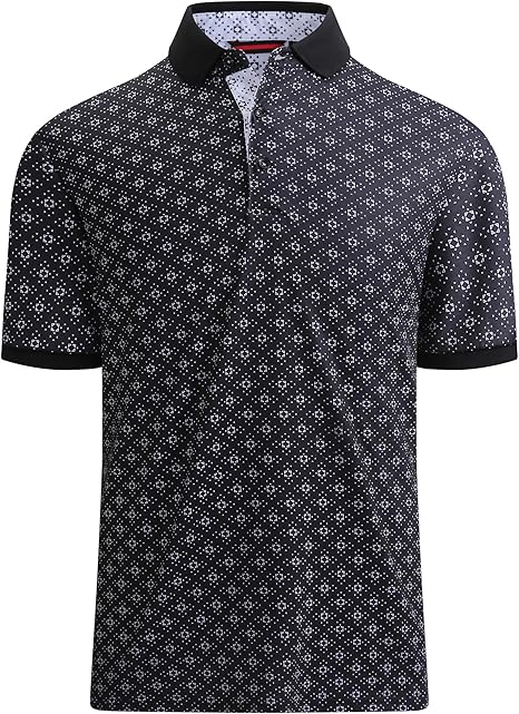 Alex Vando Mens Polo Shirts Short Sleeve Regular Fit Fashion Designed Shirt