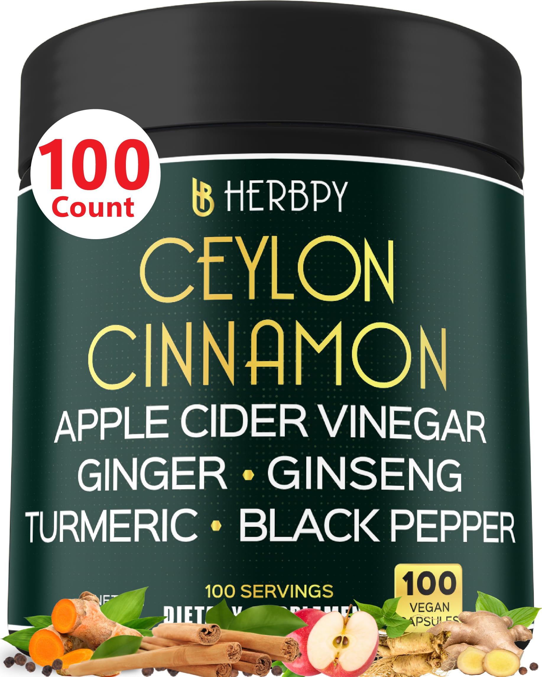 Herbpy 6in1 Premium Ceylon Cinnamon Supplement