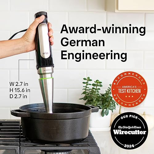 Miniatura 6 de Braun MultiQuick 7 3-in-1 Immersion Blender with Food Processor – Powerful Handheld Electric Stick Blender - Emulsifier for Chopping, Beating &
