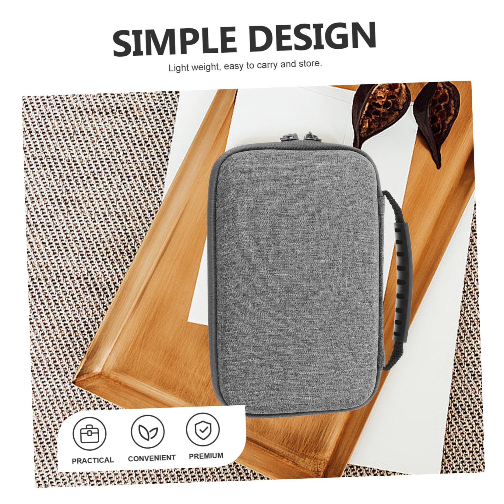 OSALADI 5 Pezzi Borsa Organizer Per Cavi Custodia Organizer Per Elettronica Da Viaggio Caricabatterie Portatile Per Viaggio
