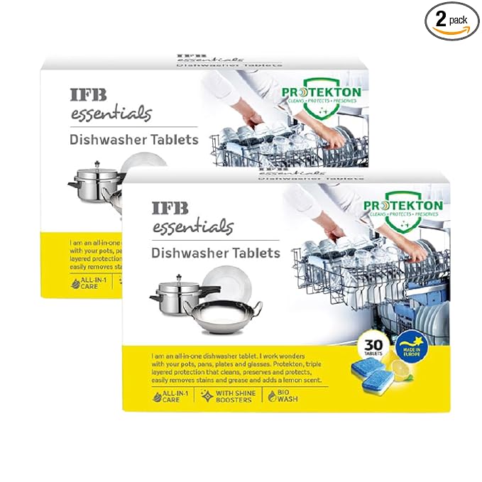 IFB Essentials Dishwasher Tablets Yellow (Pack of 2)