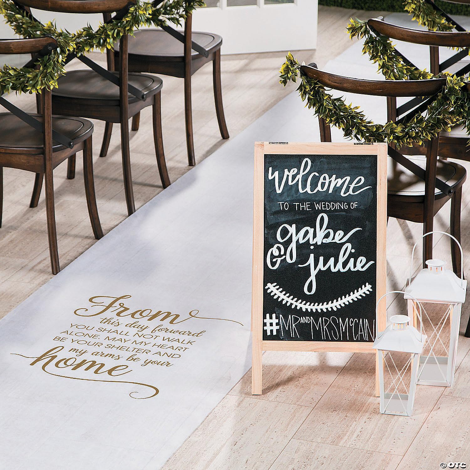 Fun Express White Wedding Aisle Runner 100 Foot - Premium Non-Slip Carpet for Indoor & Outdoor Ceremony | Elegant Bridal Walkway Decoration with Easy Setup for Church, Garden & Beach Weddings