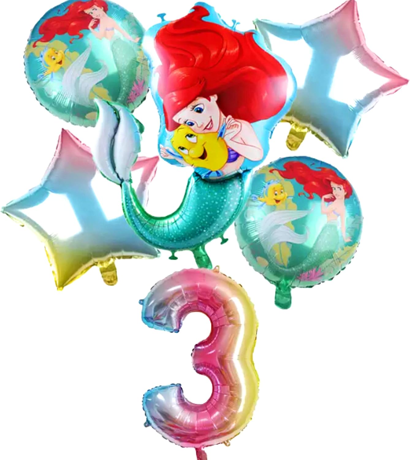 リトル マーメイド 3歳 お誕生日 バルーン アリエル キャラクター パーティー プリンセス お祝い 風船 バルーン おもちゃ Amazon