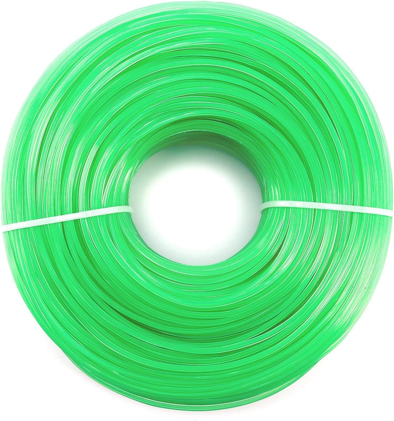 AKORD90 METRE STRIMMER Cord LINE Tough Nylon 1.6mm Diameter Wire 1 Pack, Green, x 90m