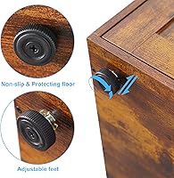 Vista 8 de Hey-brother Árbol para gatos con caja de arena, torre para gatos todo en uno para gatos de interior con hamaca grande, cama, estación de alimentos