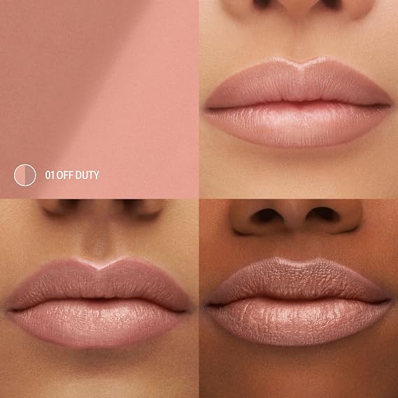 Sacheu DoubleDown Core Bundle High Pigment, Buildable, Long Lasting Luminous Glow Includes Off Duty, Quick Text, and Keep it Pink DoubleDown Lip Definers
