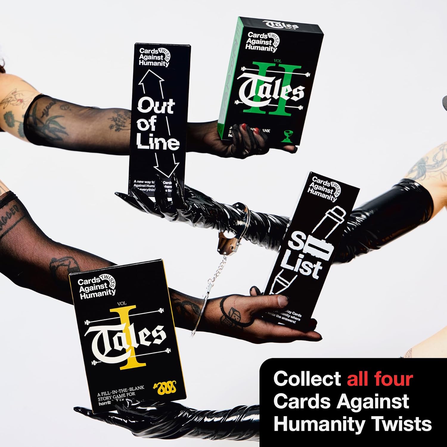 Cards Against Humanity: Out of Line • A New Twist on The Classic Adult Party Game • New Expansion, Plus a Whole New Way to Play Where You Rank Cards on Spectrums - Image 7