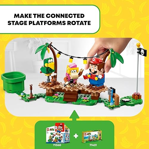Miniatura 3 de LEGO Super Mario Dixie Kong's Jungle Jam - Juego de expansión 71421, juego de regalo de Super Mario para niños y niñas de 7 a 9 años, juego de