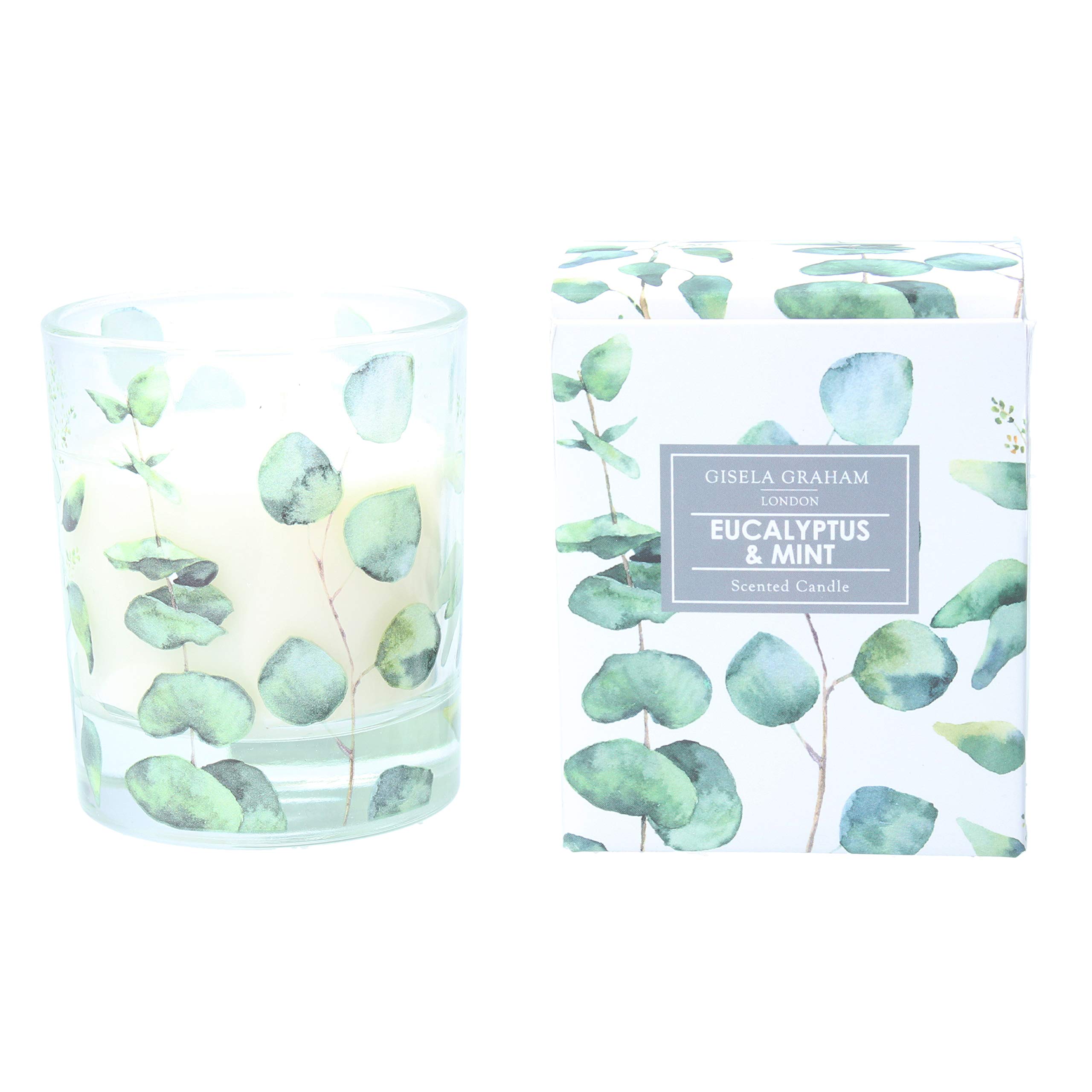 Gisela Graham Multi Eucalyptus And Mint Scented Boxed Candle Pot
