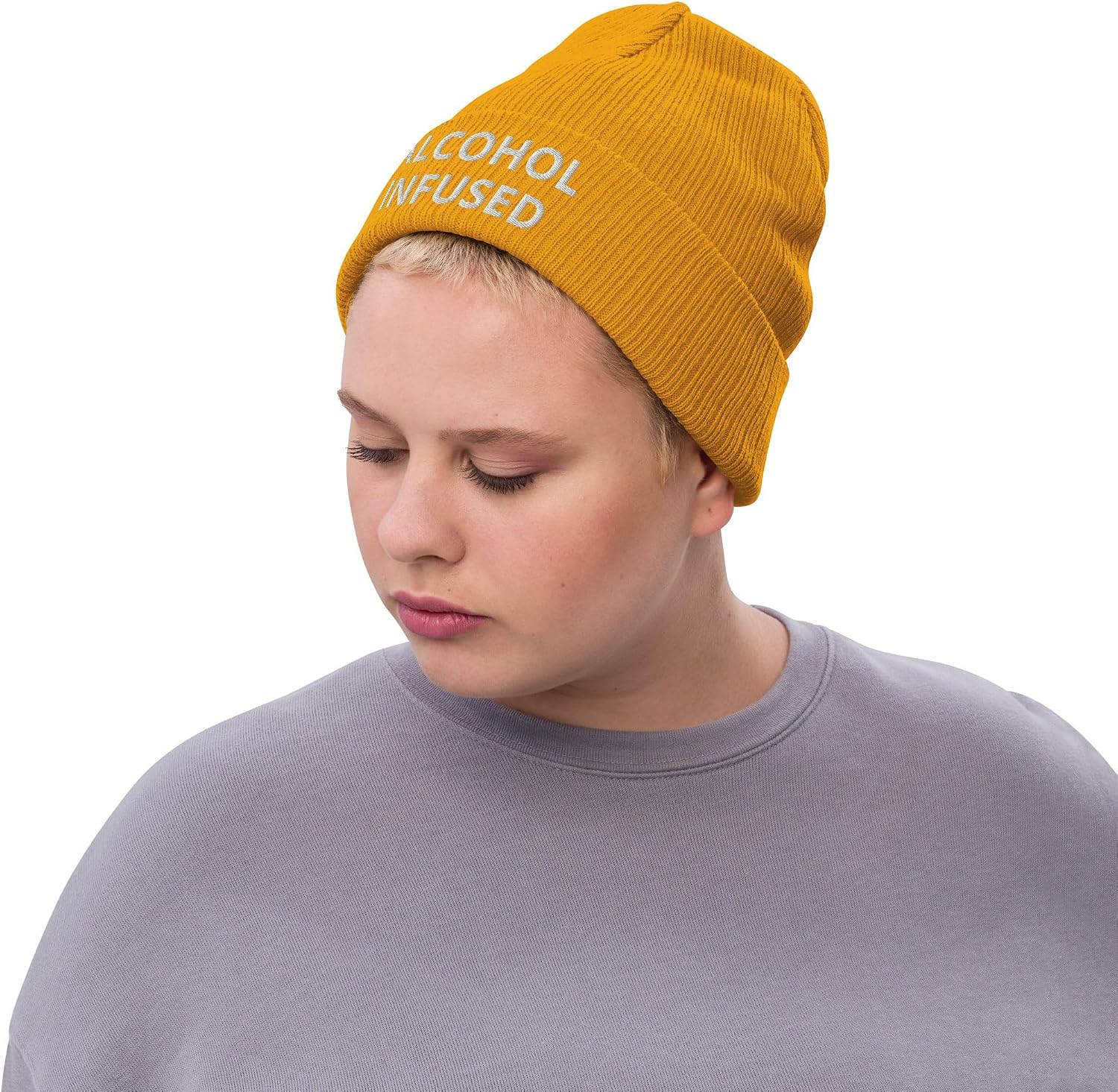 Alcohol Infused Beanie | Fun Winter Hat for Beer, Wine, and Bourbon Lovers | Unisex Design for Men and Women