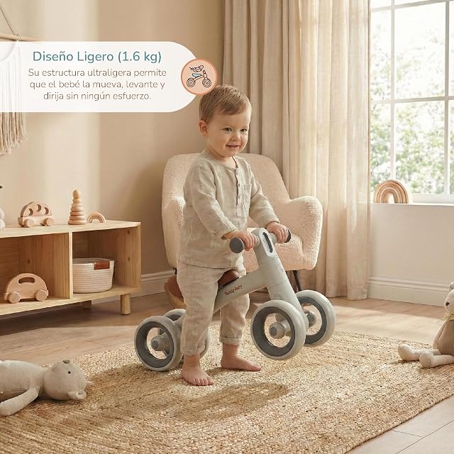 Foto 3 de 6 de Buddy Baby - Bicicleta sin Pedales XRIDER - Desde 12 Meses - Ultraligera (Solo 1,5 kg)