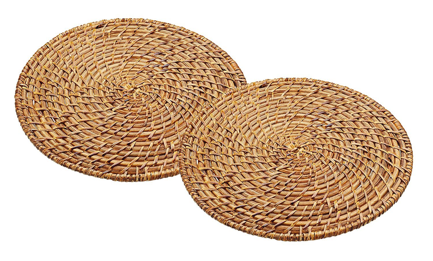 Artesa Bamboo Rattan Placemats, Set of Two, 28cm, Gift Tagged