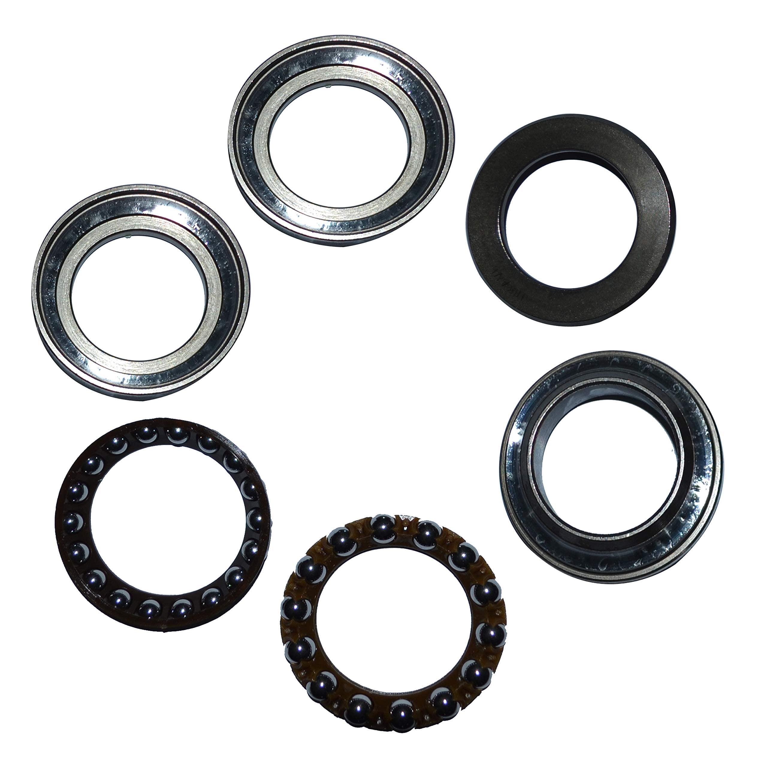 Nikavi BR09 Motorcycle Stainless Steel Fork Ball Racer Set with Balls for TVS Star