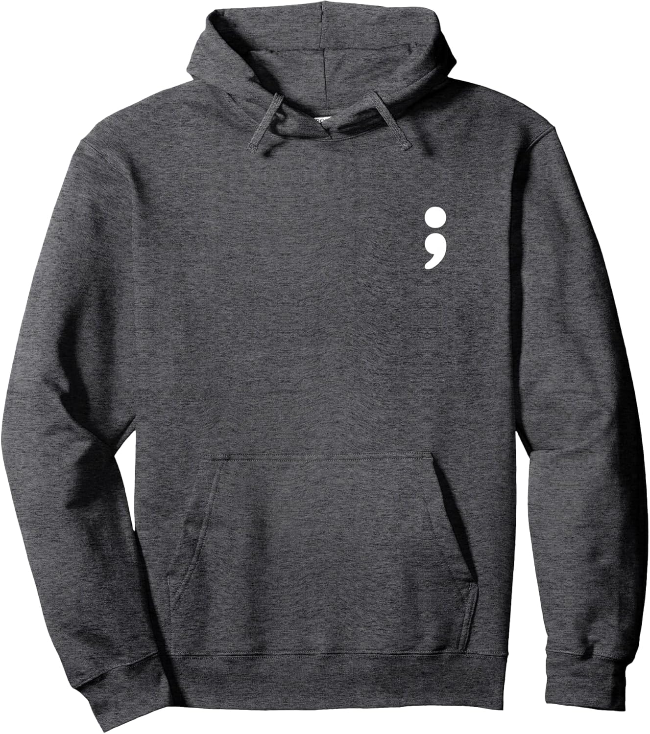 Semicolon Mental Health Matters Awareness Month Pullover Hoodie
