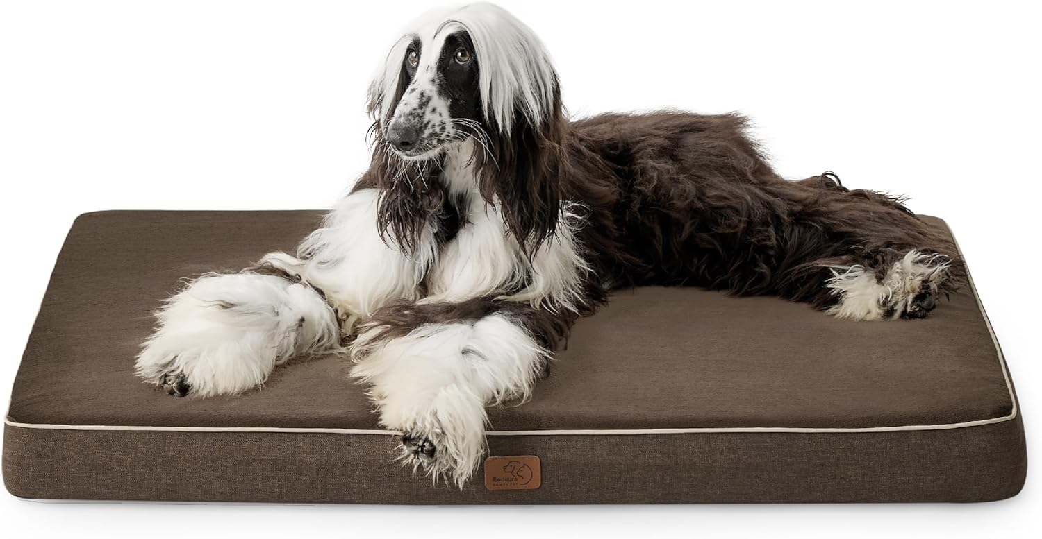 Bedsure Memory Foam Extra Large Plus Dog Bed Orthopedic