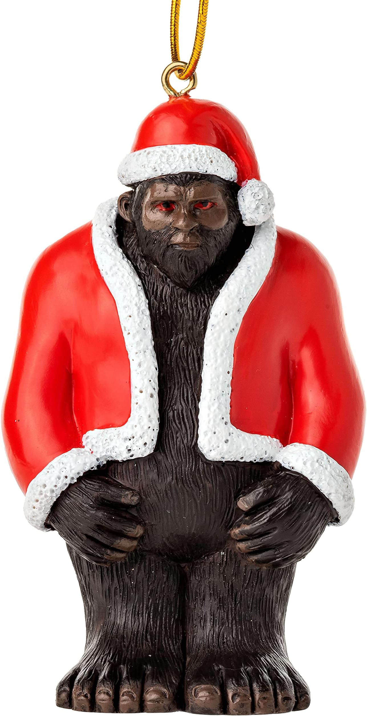 Santa Sasquatch Ornament