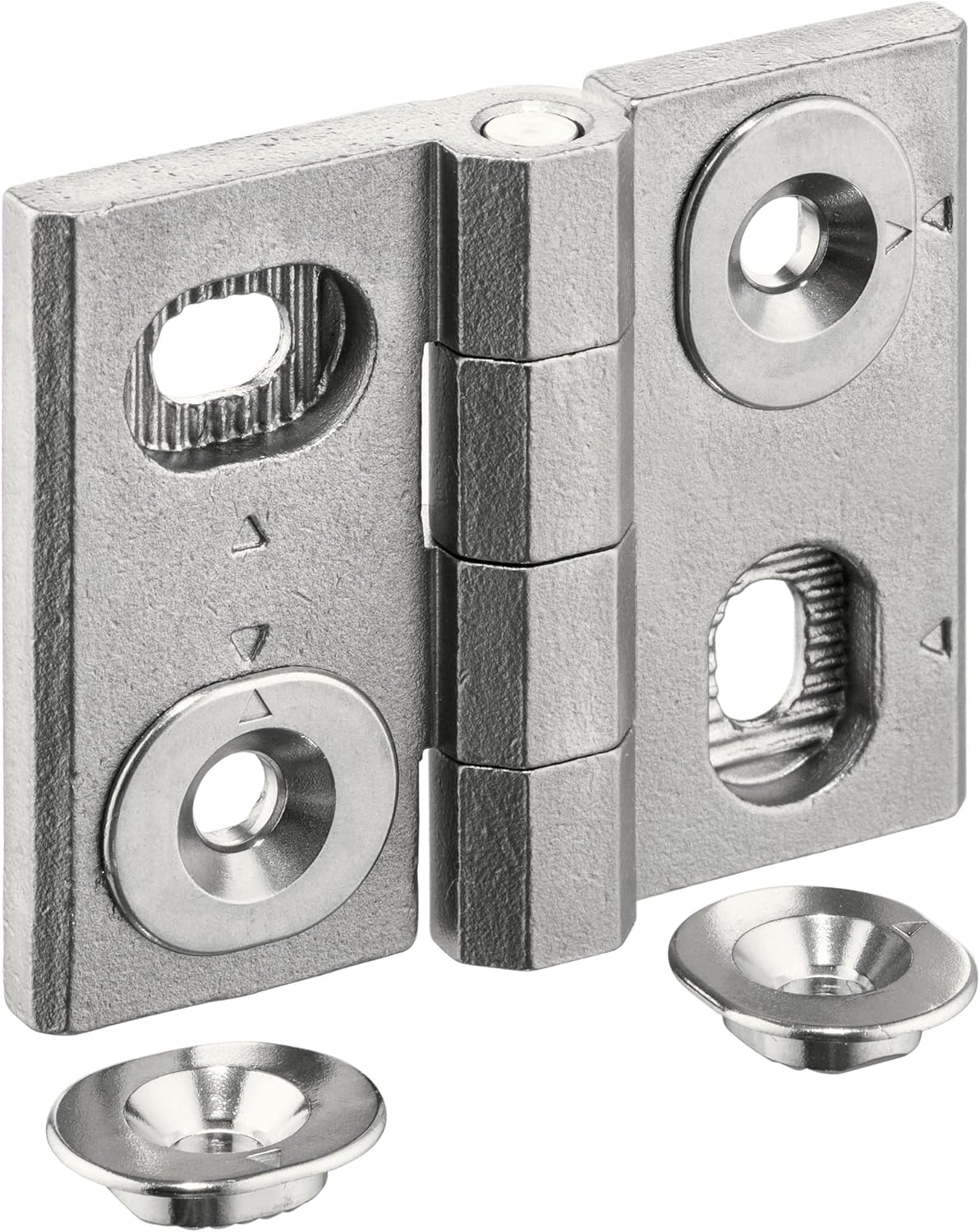 25161.0340 Hinges Adjustable Height and Width | B1 = 64 mm / L1 = 50 mm/Stainless Steel